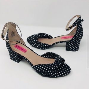 Betsy Johnson Fay Ankle Strap Sandal Heels